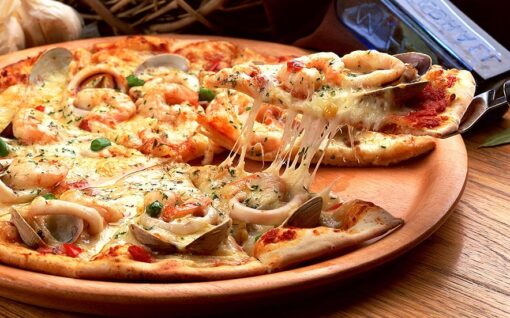 Pizza ai frutti di mare