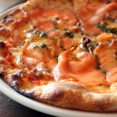 Pizza al Salmone