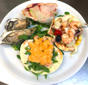 Antipasto di pesce della casa