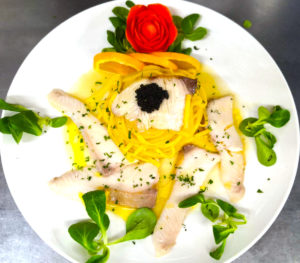 Tagliolini con ricciola