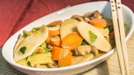 Gnocchi di riso con verdure