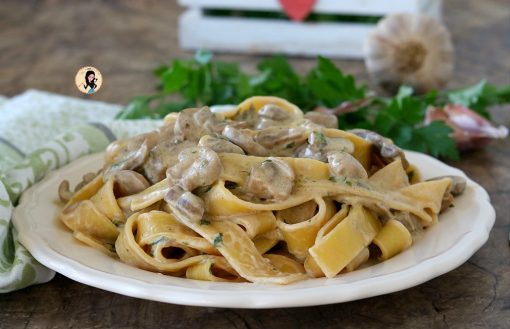 Pappardelle con funghi porcini