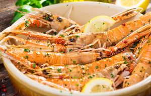 Scampi alla Griglia