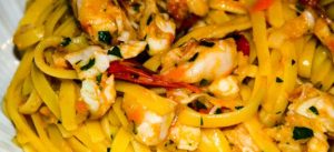 Scialatielli con vongole e branzino