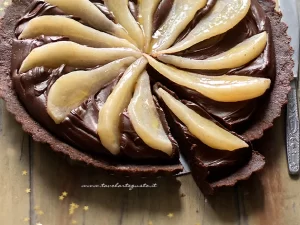 Torta cioccolato e pere